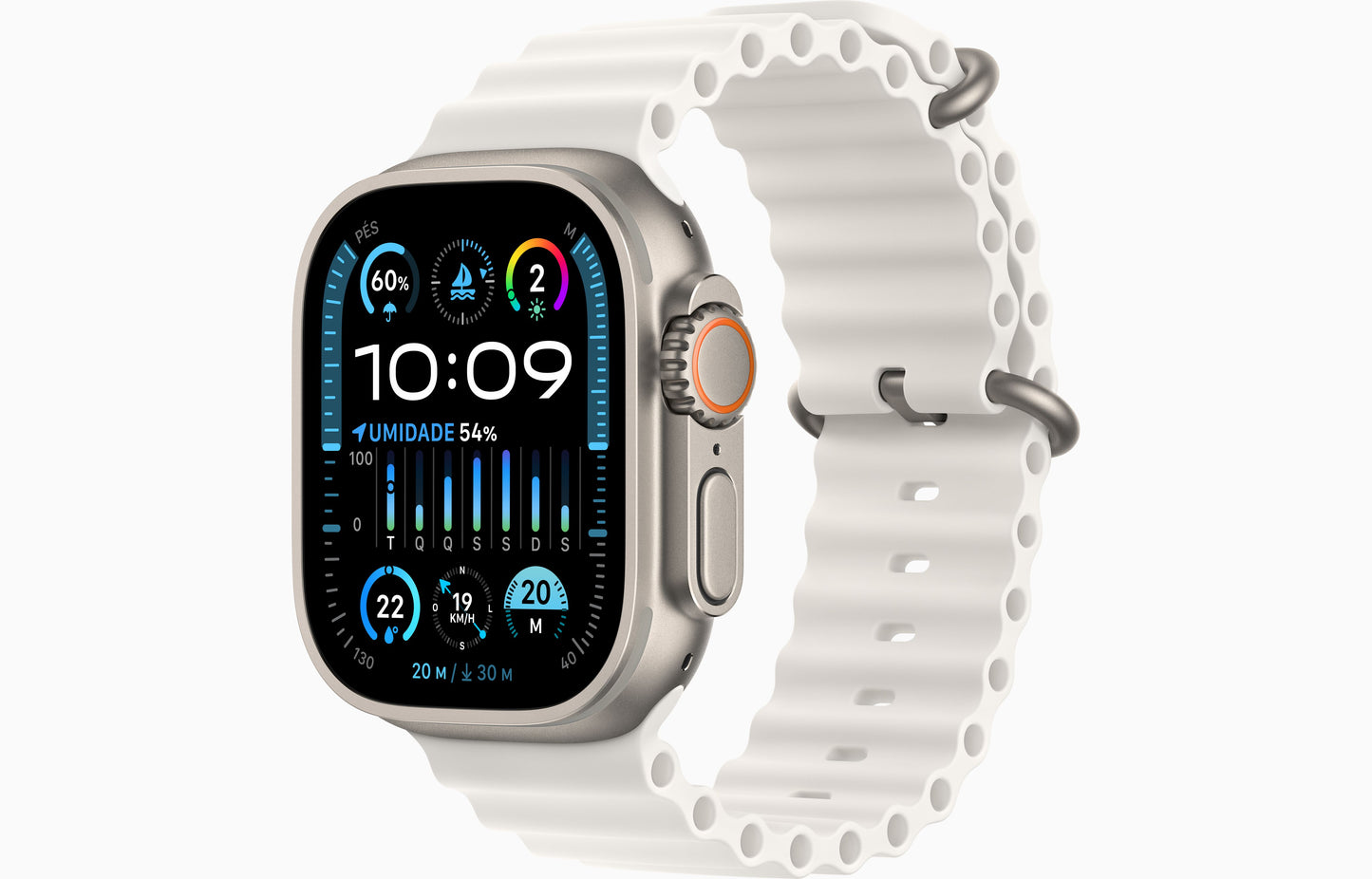 Smartwatch Ultra Blanco + 1 correa gratis